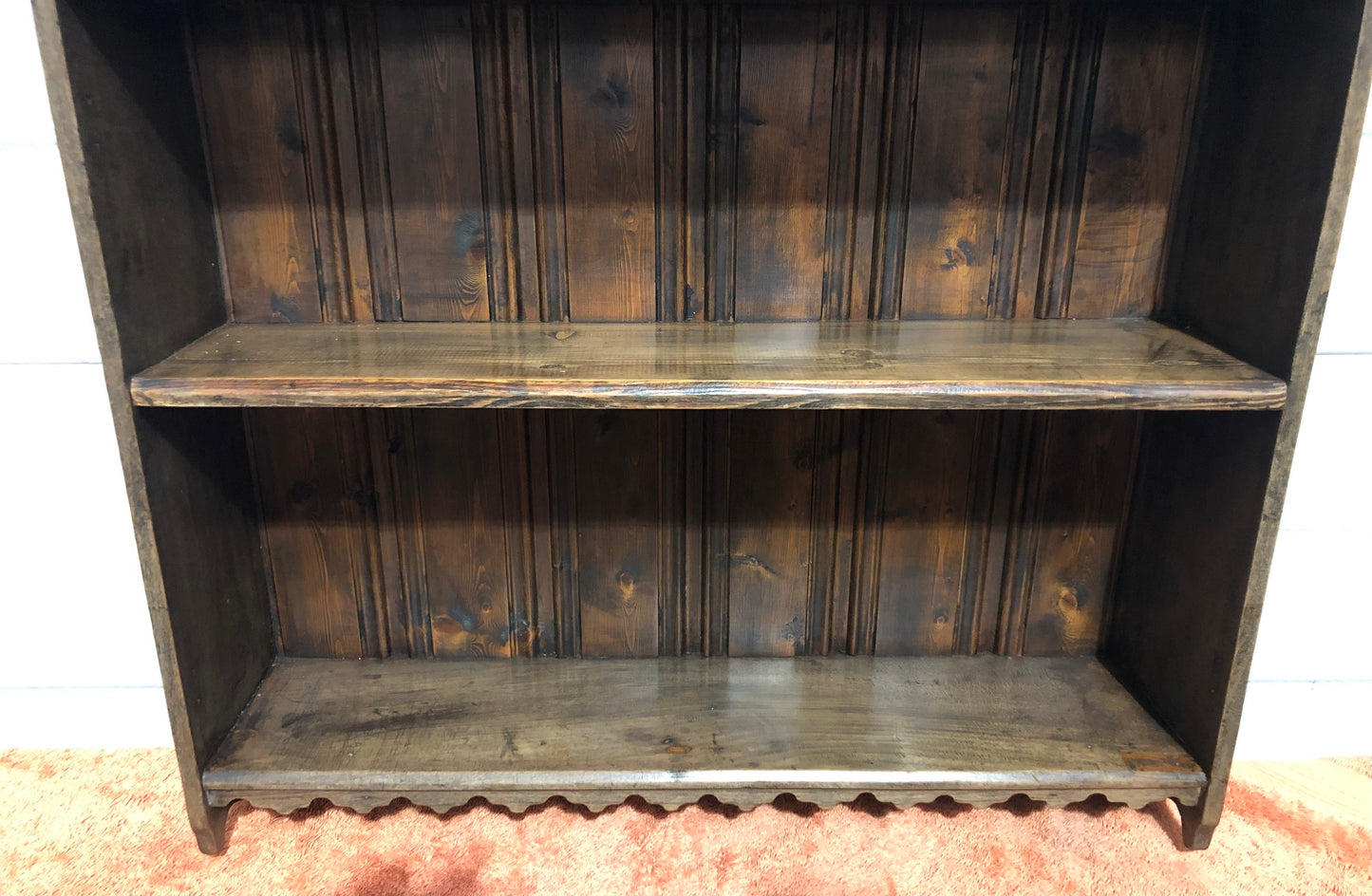 000742....Handsome Small Old Gothic Style Shelves ( sold )