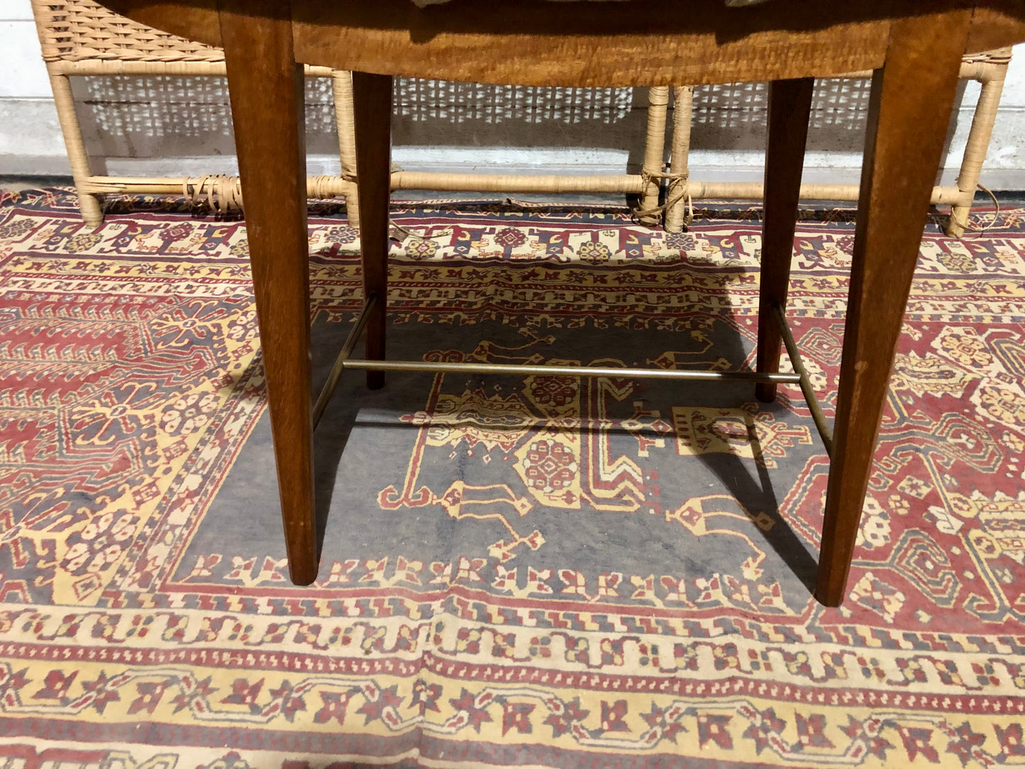 000589....Handsome Retro Teak Stool
