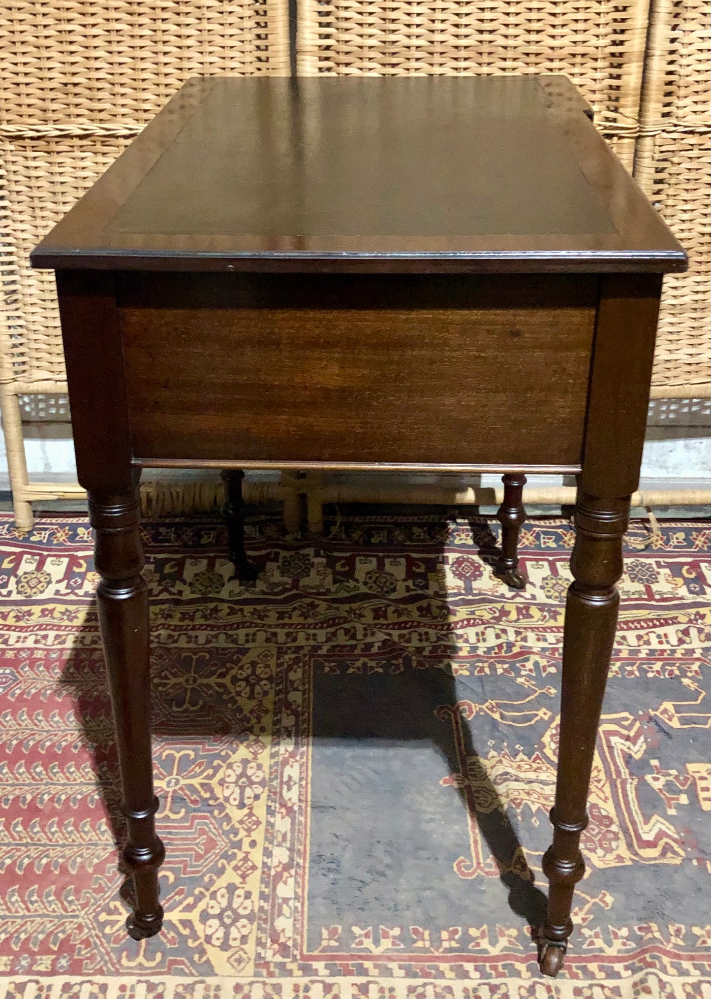 000583....Handsome Antique Mahogany Desk