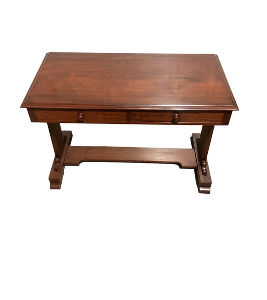 000770....Handsome Antique Mahogany Writing / Side Table