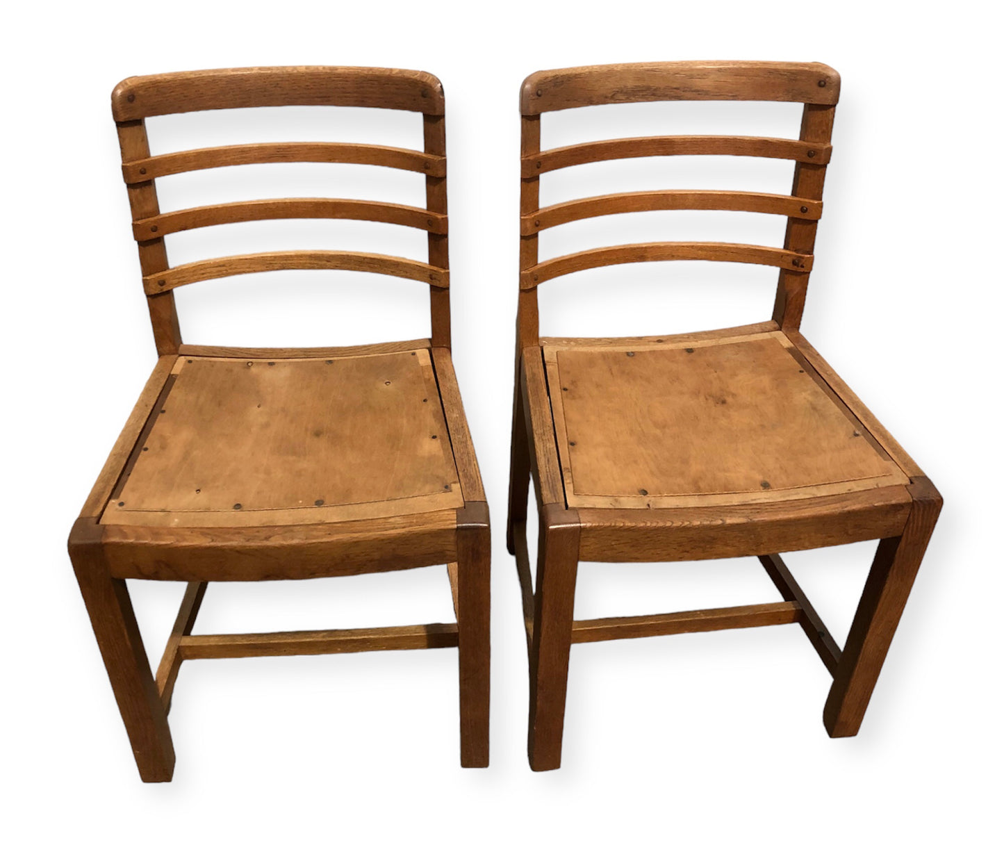 000722....Heal's Table And Four Chairs - Heal's Oak Dining Set ( sold )