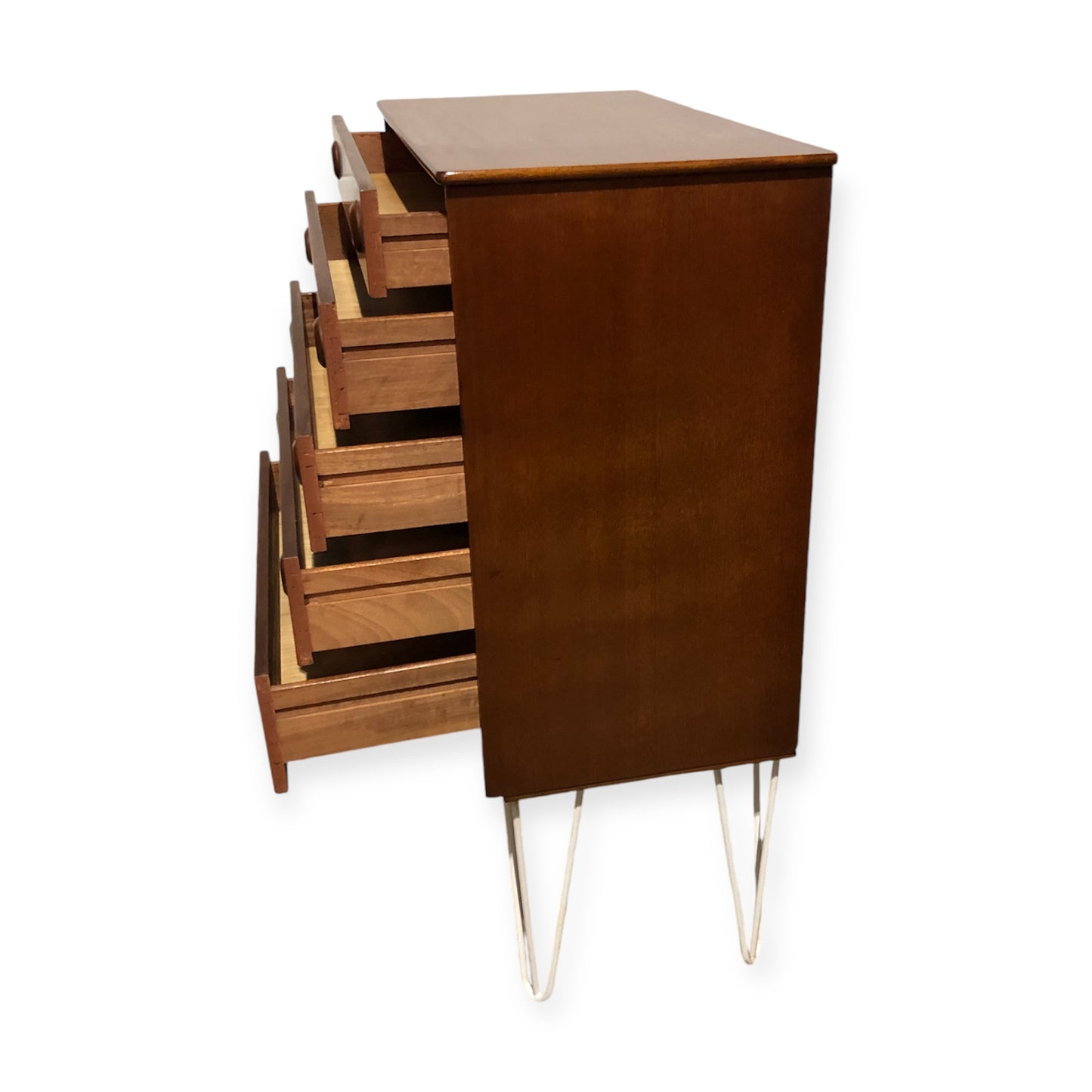 000705....Handsome Retro Teak Chest Of Drawers