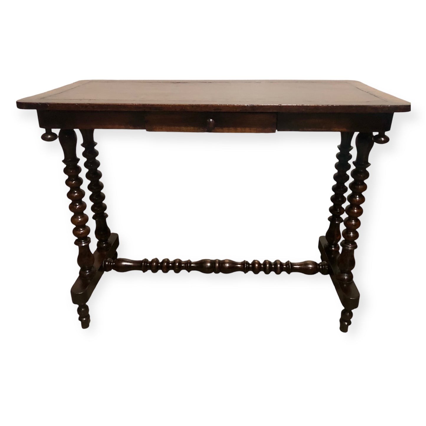 000704....Handsome Antique Writing / Hall Table