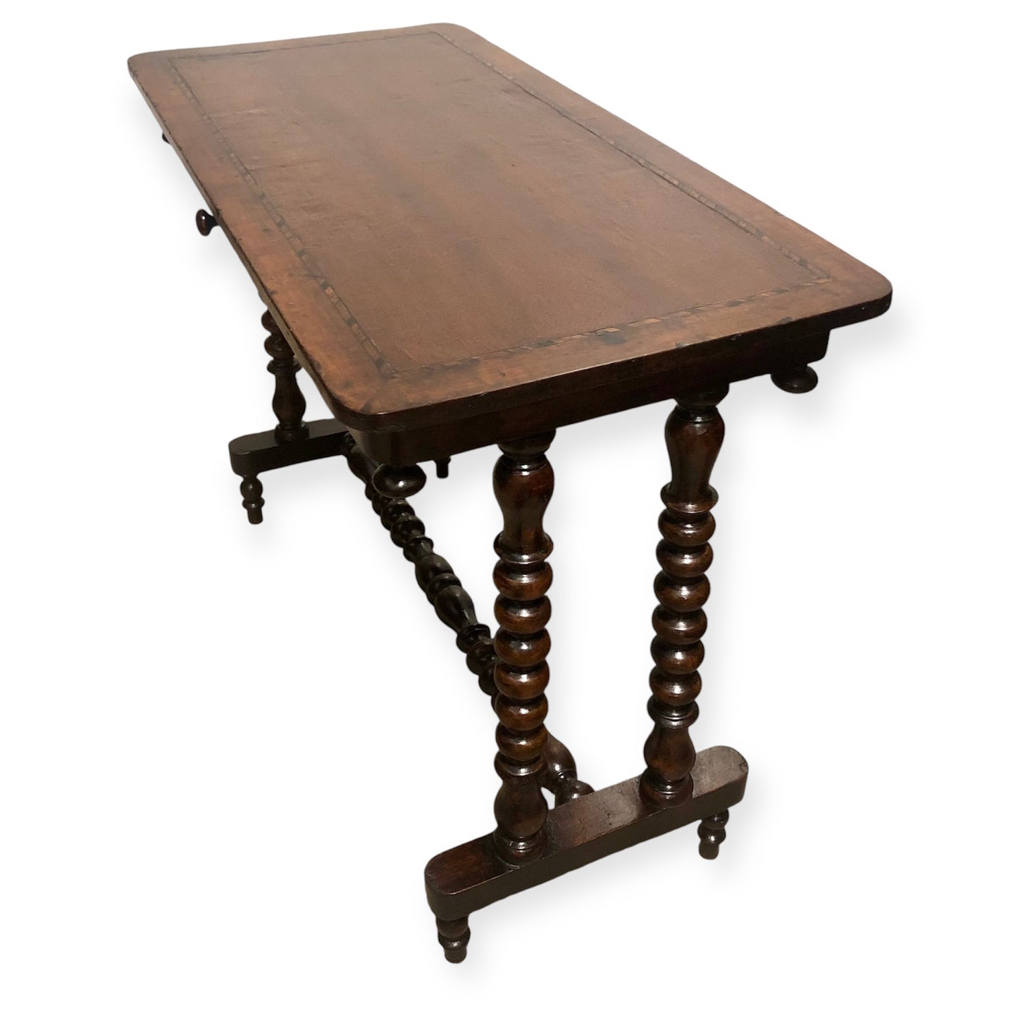 000704....Handsome Antique Writing / Hall Table