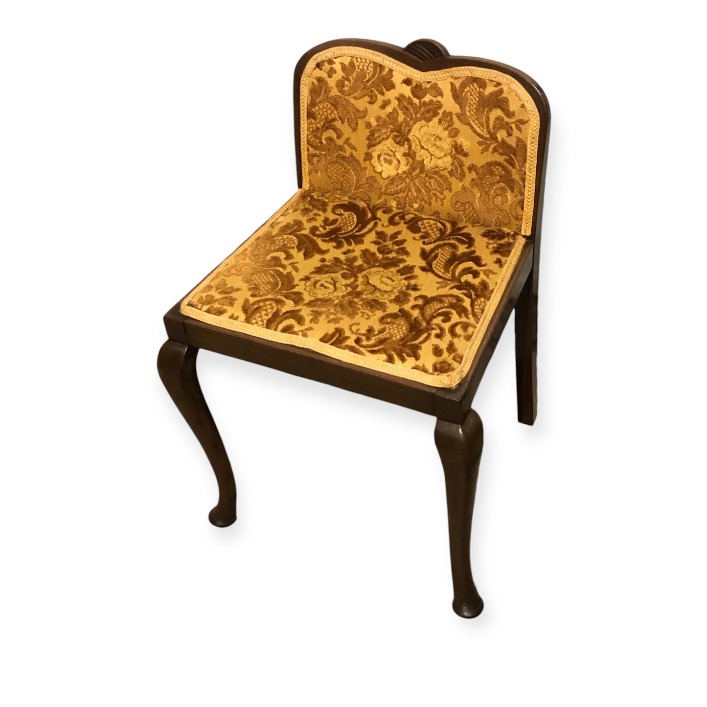 000703....Art Deco Mahogany Dressing Stool
