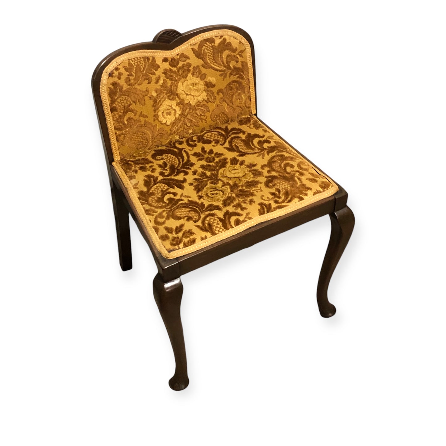 000703....Art Deco Mahogany Dressing Stool