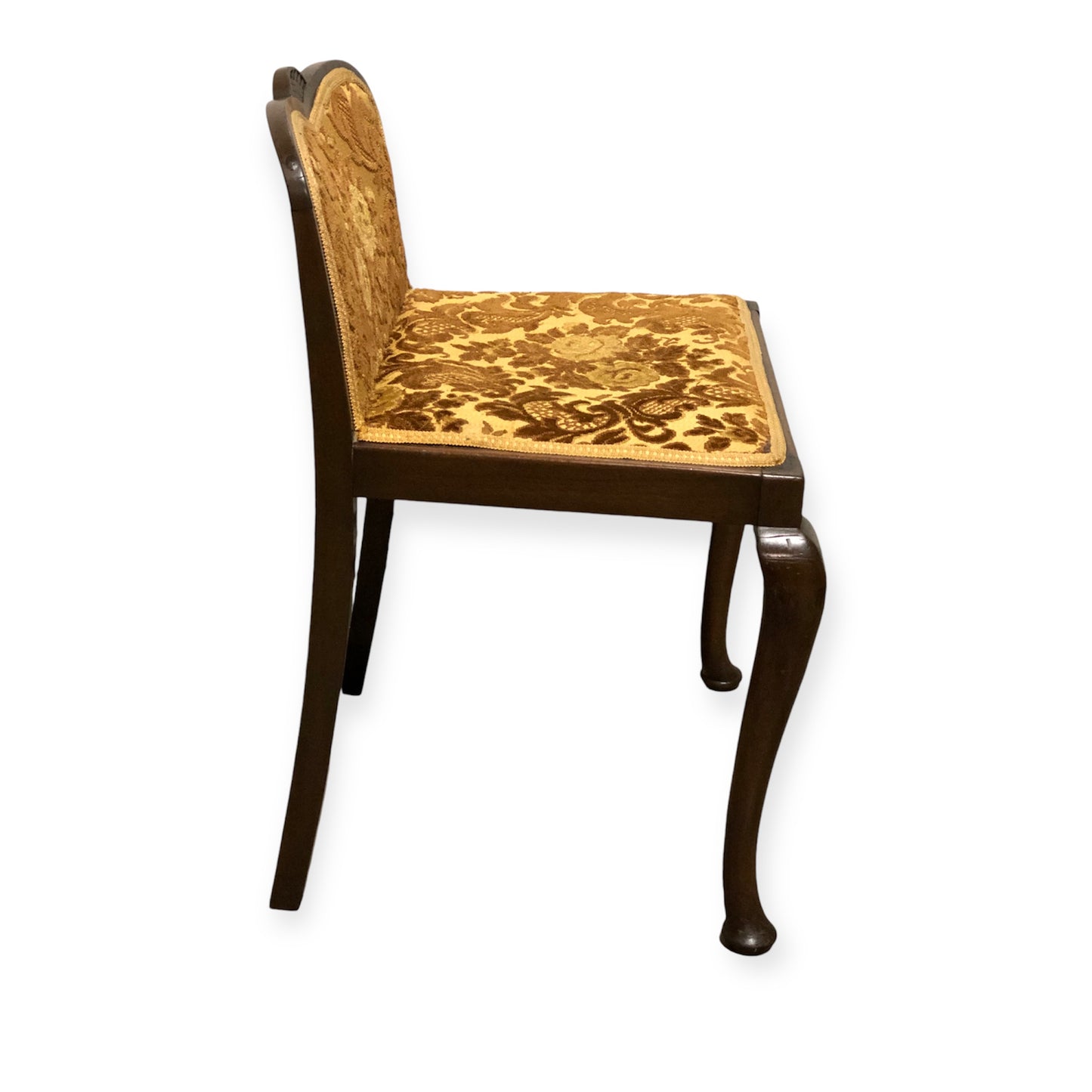 000703....Art Deco Mahogany Dressing Stool