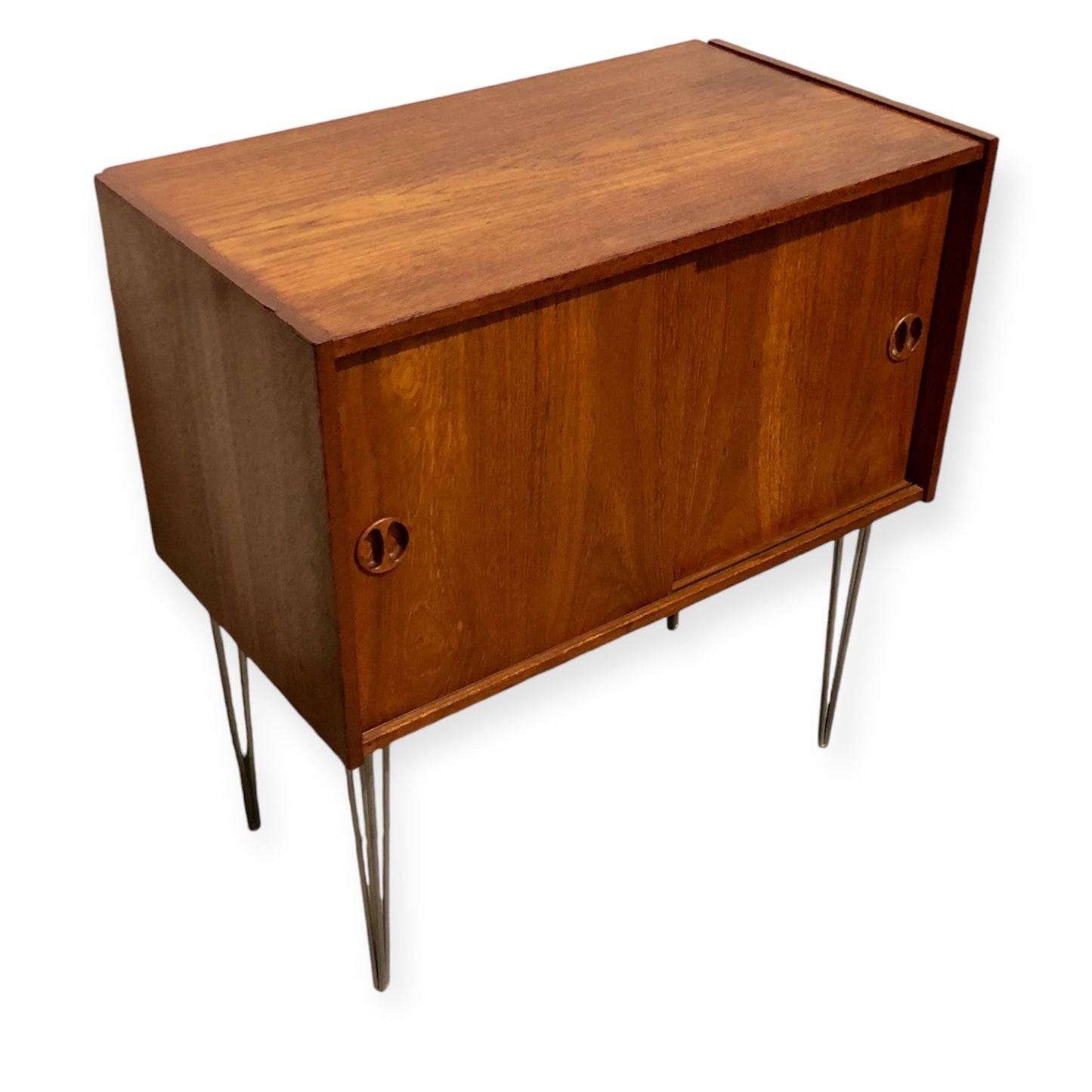 000687....Retro Teak Drinks Cabinet