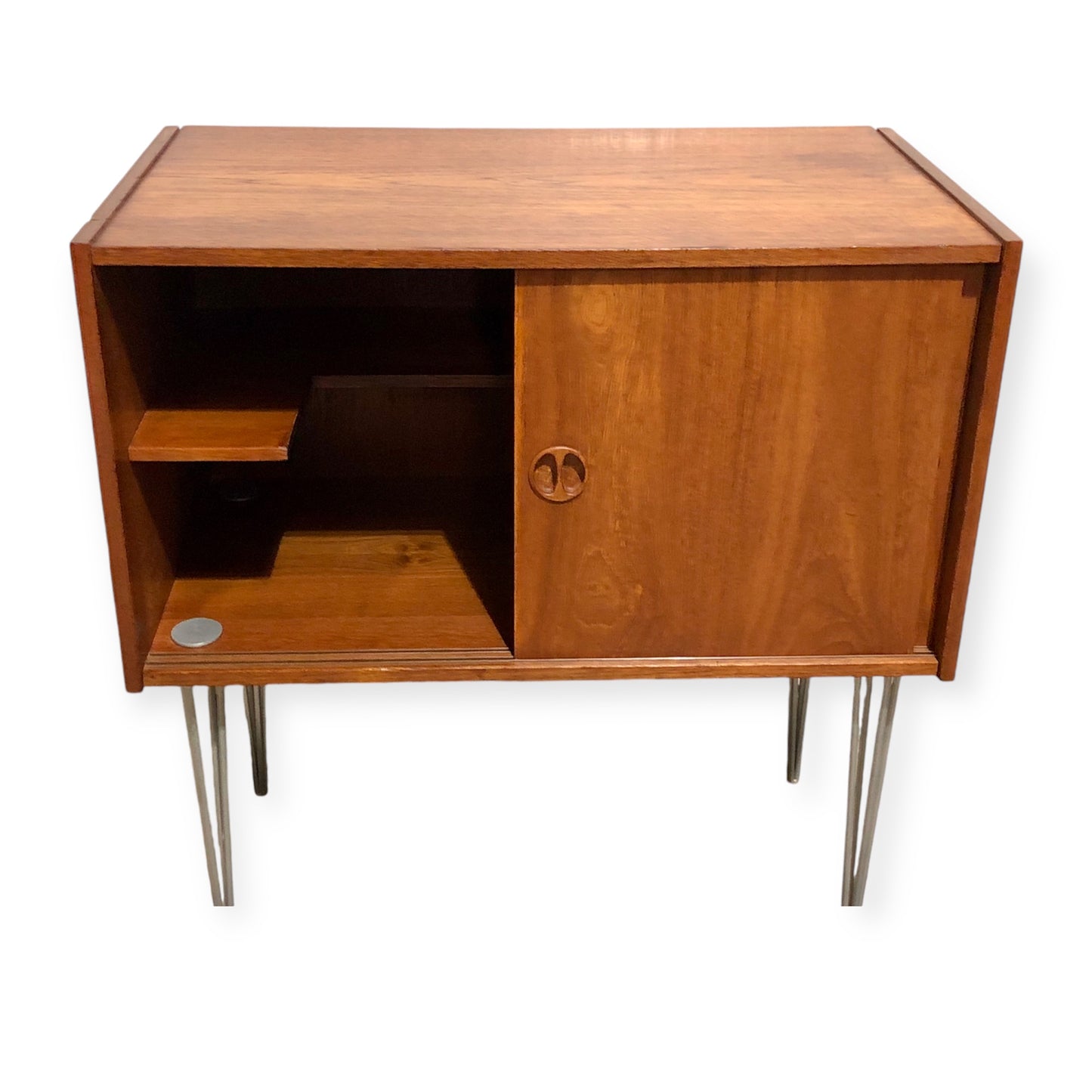 000687....Retro Teak Drinks Cabinet