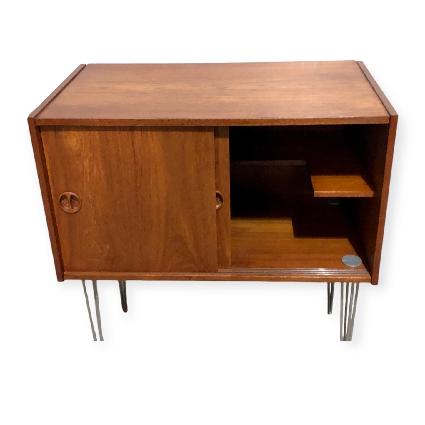 000687....Retro Teak Drinks Cabinet