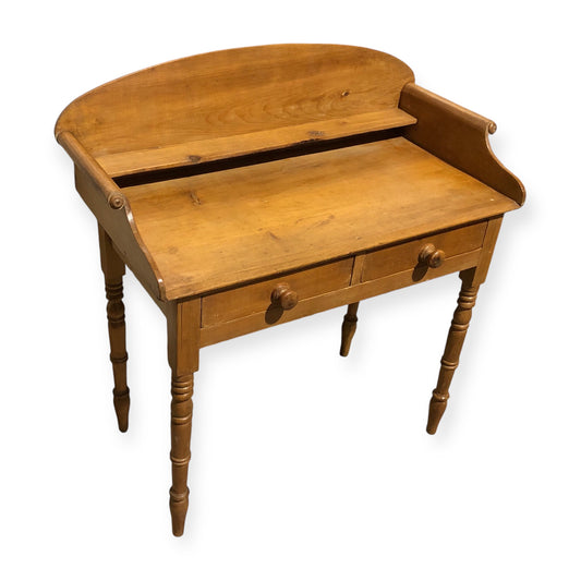 000694....Handsome Antique Pine Washstand / Desk