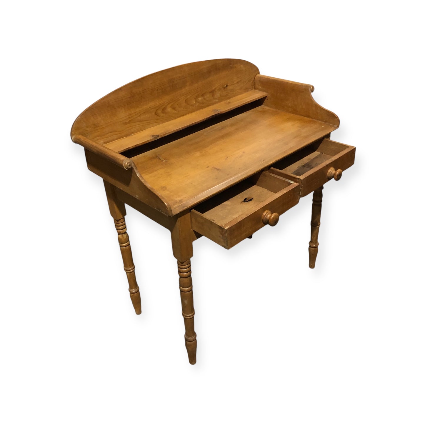 000694....Handsome Antique Pine Washstand / Desk