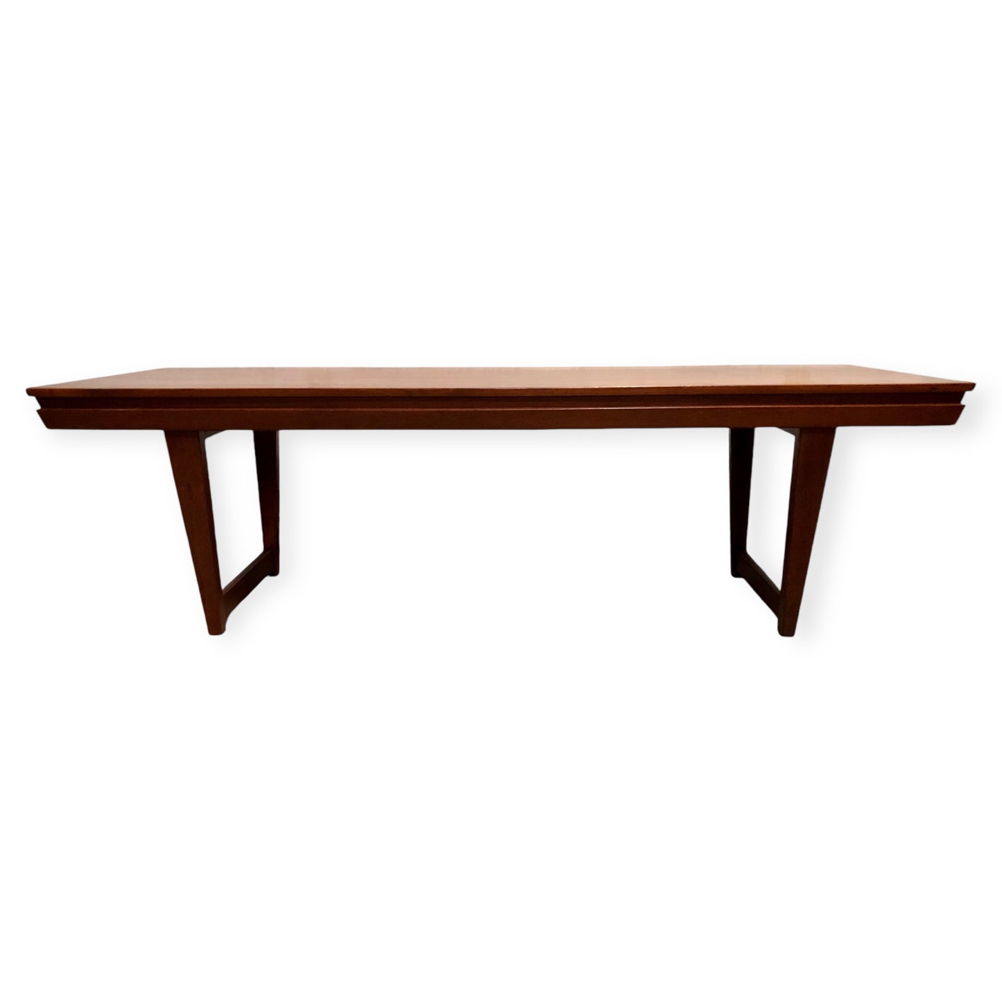 000686....Handsome Large Retro Teak Extending Coffee Table