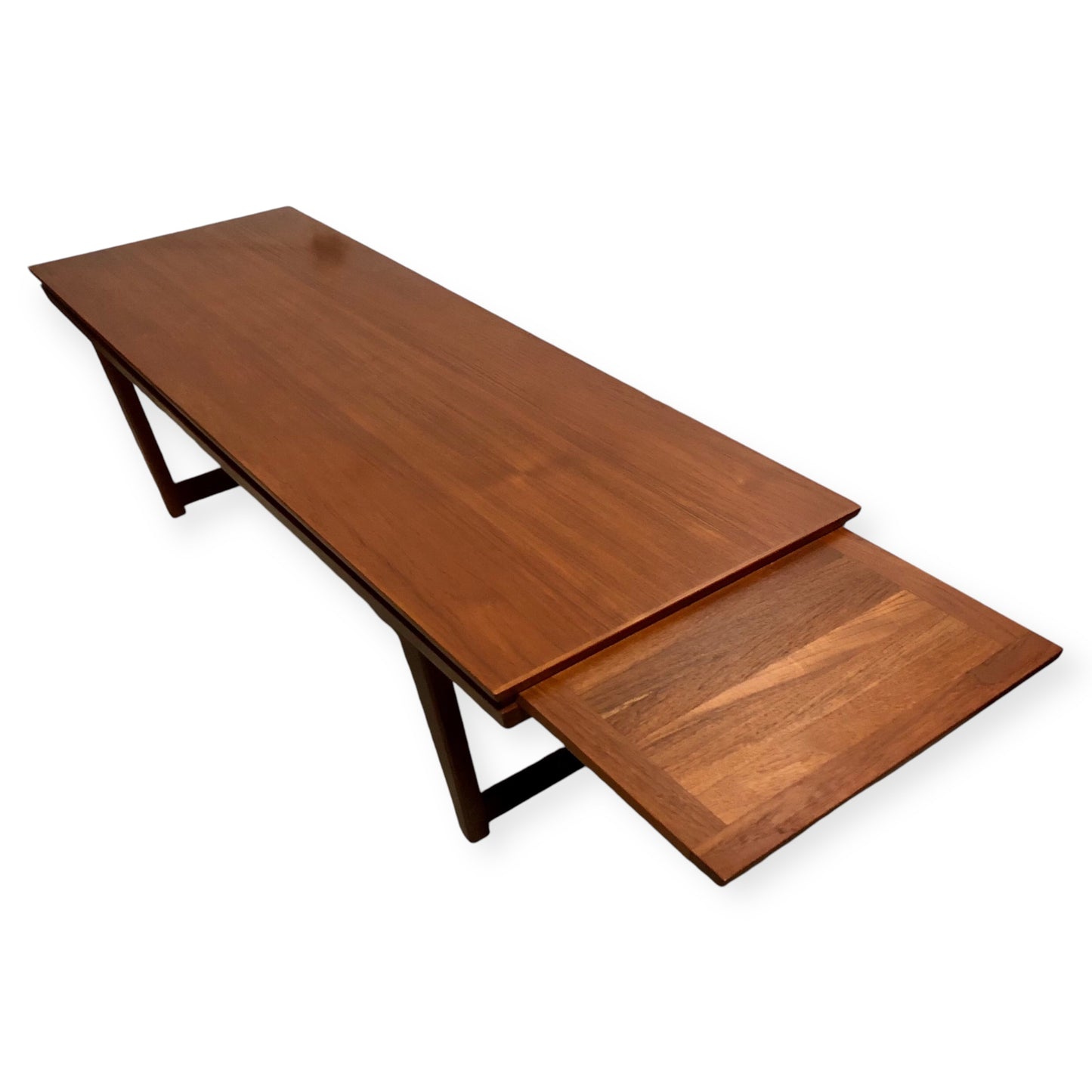 000686....Handsome Large Retro Teak Extending Coffee Table