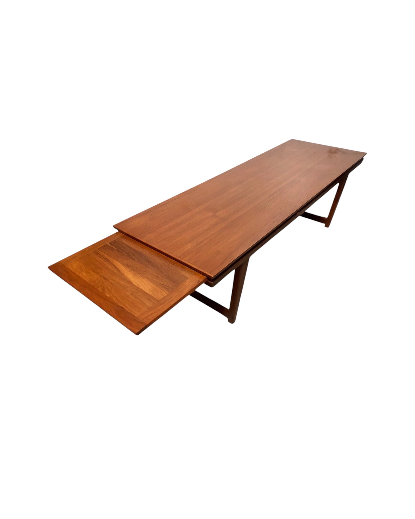 000686....Handsome Large Retro Teak Extending Coffee Table