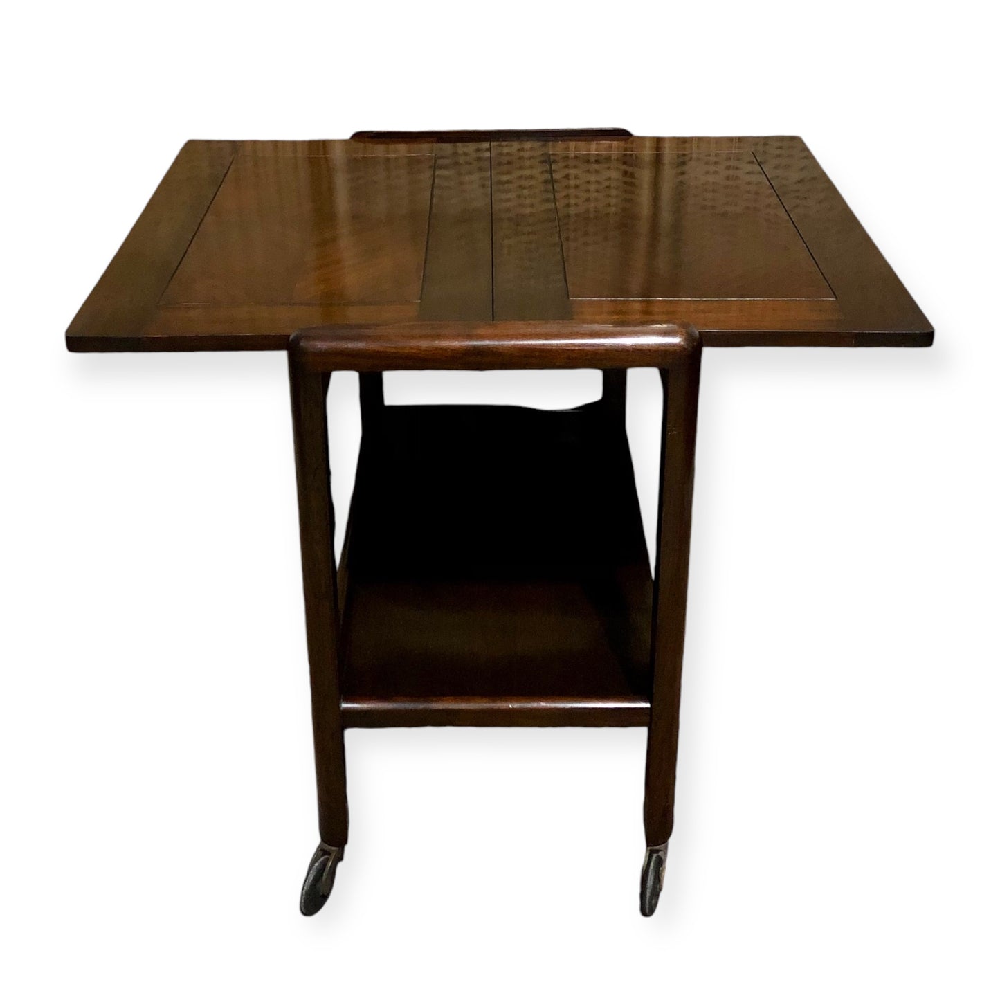 000685....Handsome Art Deco Mahogany Serving Trolley