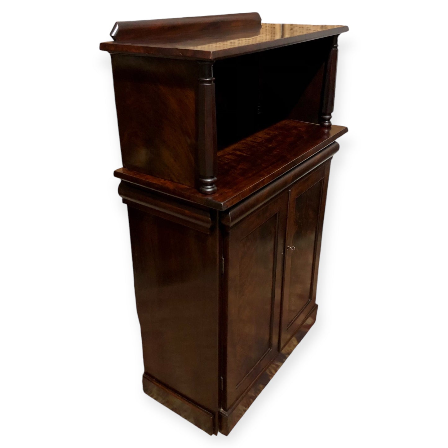 000681....Handsome Antique William IV Mahogany Chiffonier / Buffet