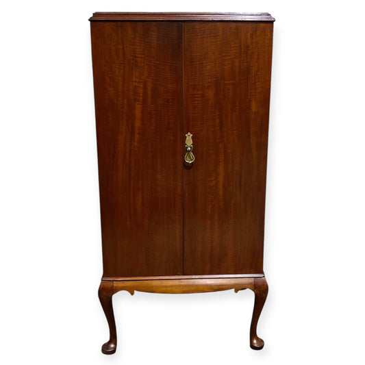 000680....Handsome Edwardian Mahogany Music / Filing Cabinet ( sold )