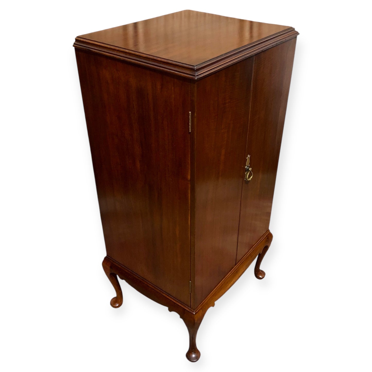 000680....Handsome Edwardian Mahogany Music / Filing Cabinet ( sold )