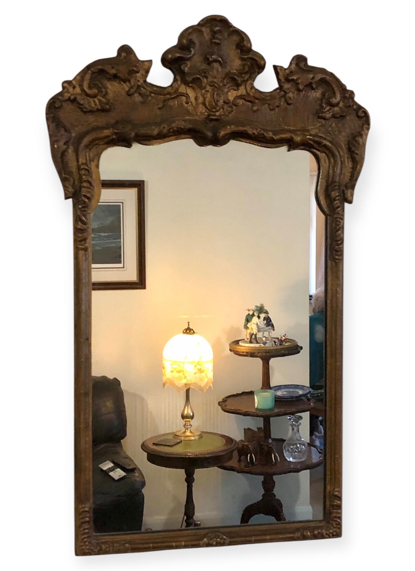 000678....Handsome Decorative Vintage Wall Mirror