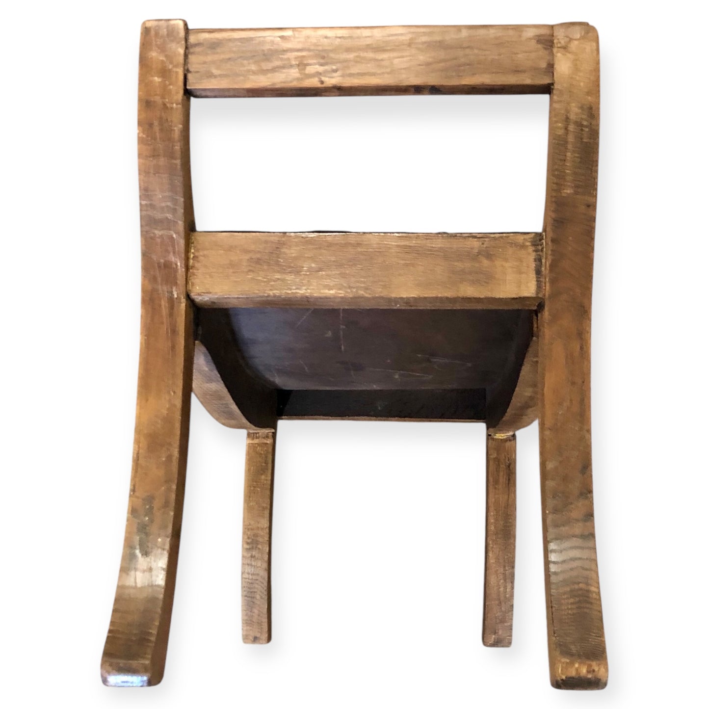 000673....Handsome Rare Arts And Crafts Oak Stool