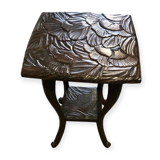 000666....Handsome Liberty's Of London Carved Japanese Table