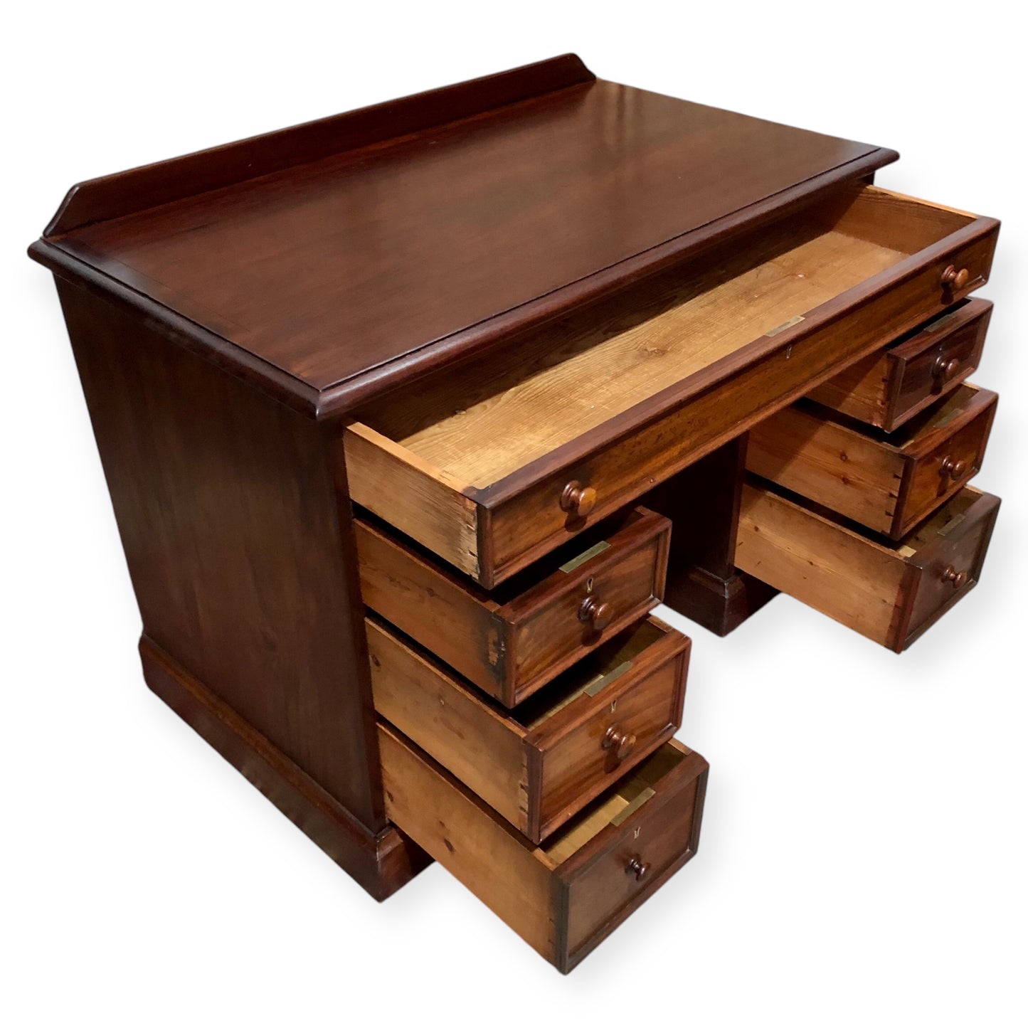 000659....Handsome Antique Mahogany Desk