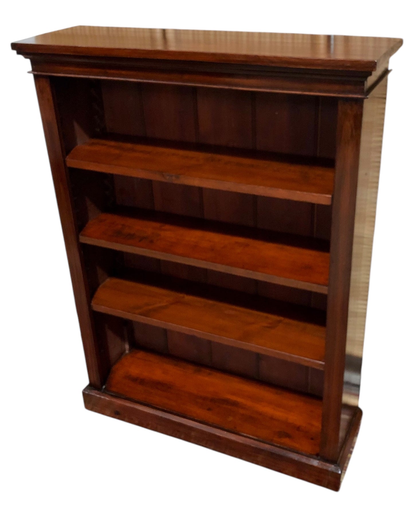 000647....Handsome Edwardian Stained Pine Bookcase ( sold )