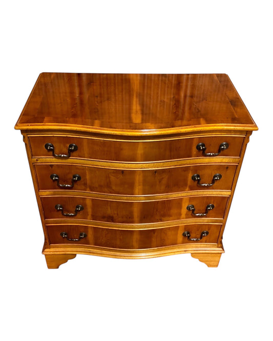 000629....Handsome Vintage Yew Chest Of Drawers ( sold )