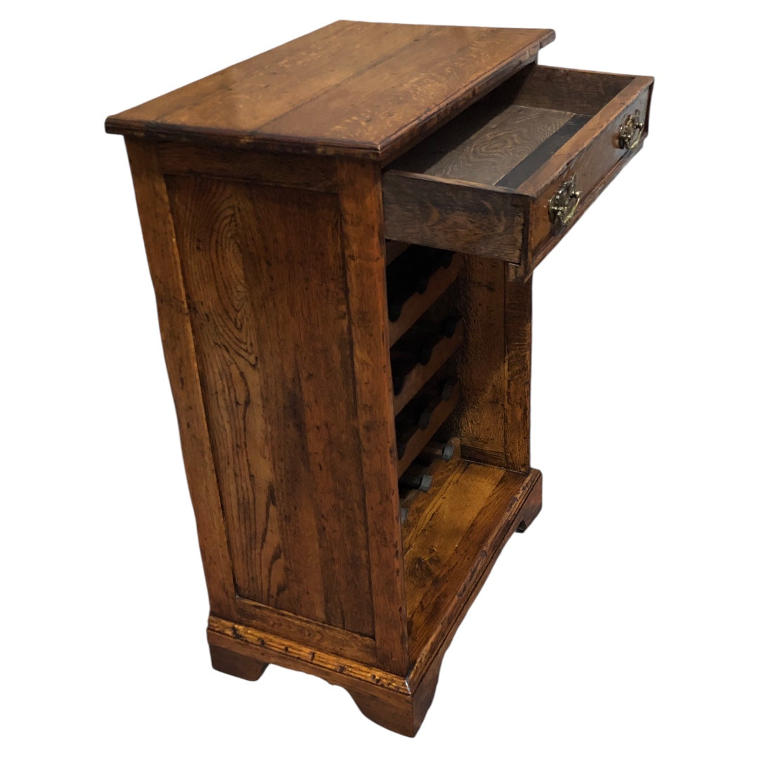 000623....Handsome Vintage Solid Oak Wine Rack