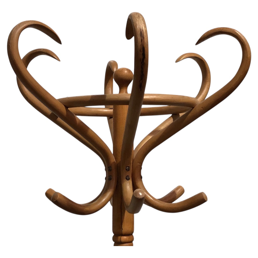 000616....Handsome Vintage Bentwood Coat Rack Or Hall Stand ( sold )