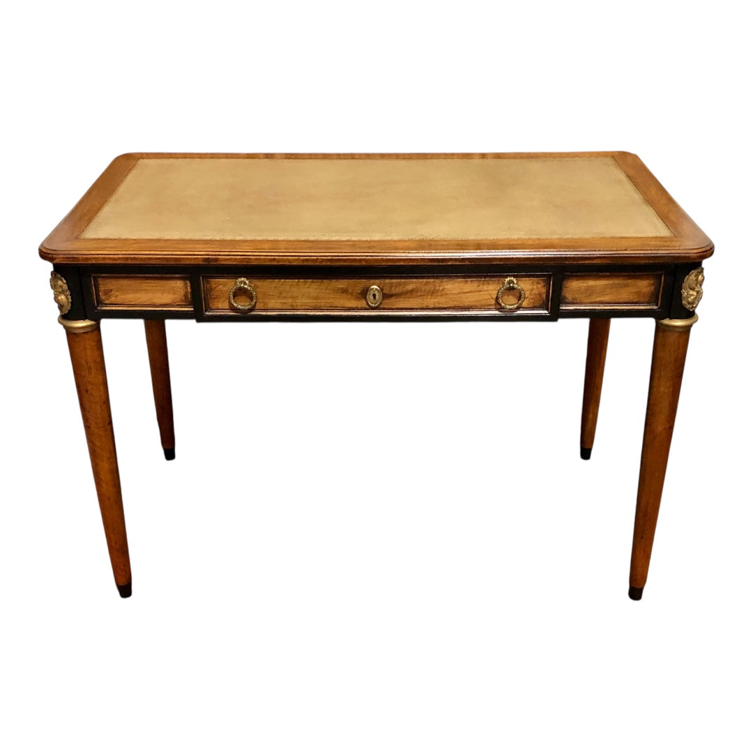 000609....Handsome Vintage Empire Style Mahogany Writing Table/Desk