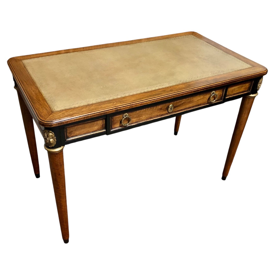 000609....Handsome Vintage Empire Style Mahogany Writing Table/Desk