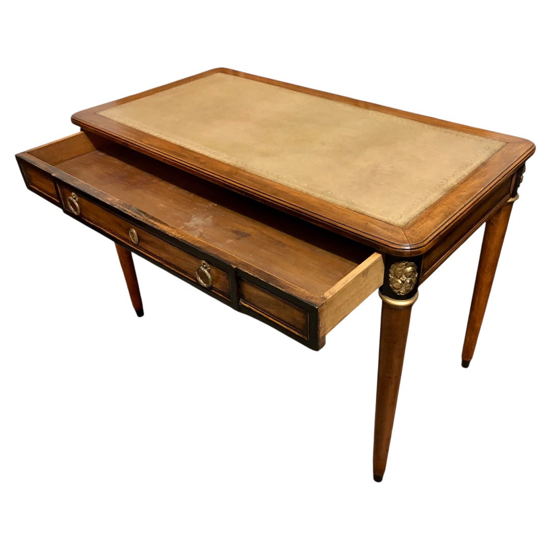 000609....Handsome Vintage Empire Style Mahogany Writing Table/Desk