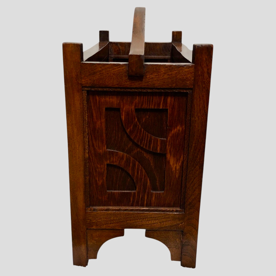 000607....Handsome Art Deco Magazine/Record Rack