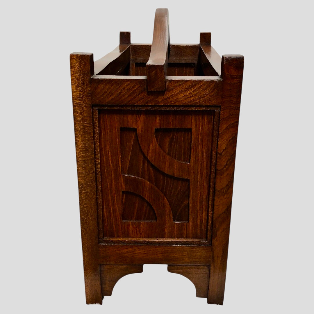 000607....Handsome Art Deco Magazine/Record Rack