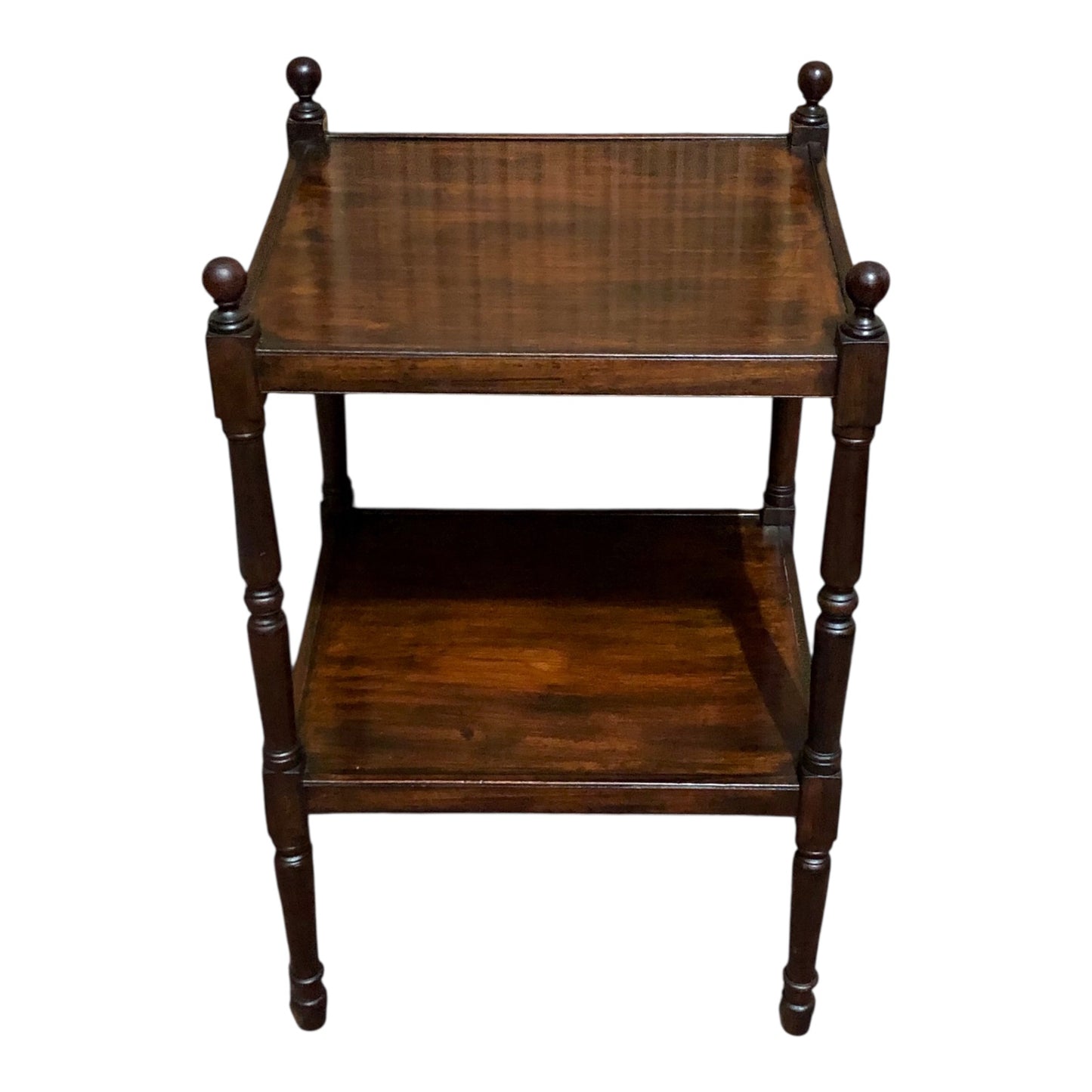 000603....Handsome Antique Mahogany Bedside/Lamp Table ( sold )