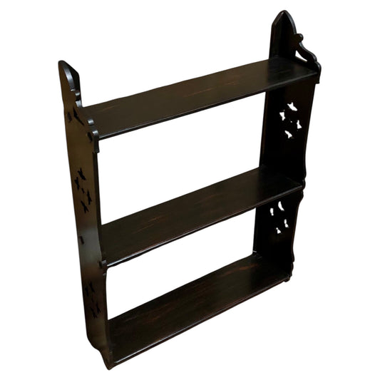 000600....Handsome Set Of Arts And Crafts Style Shelves