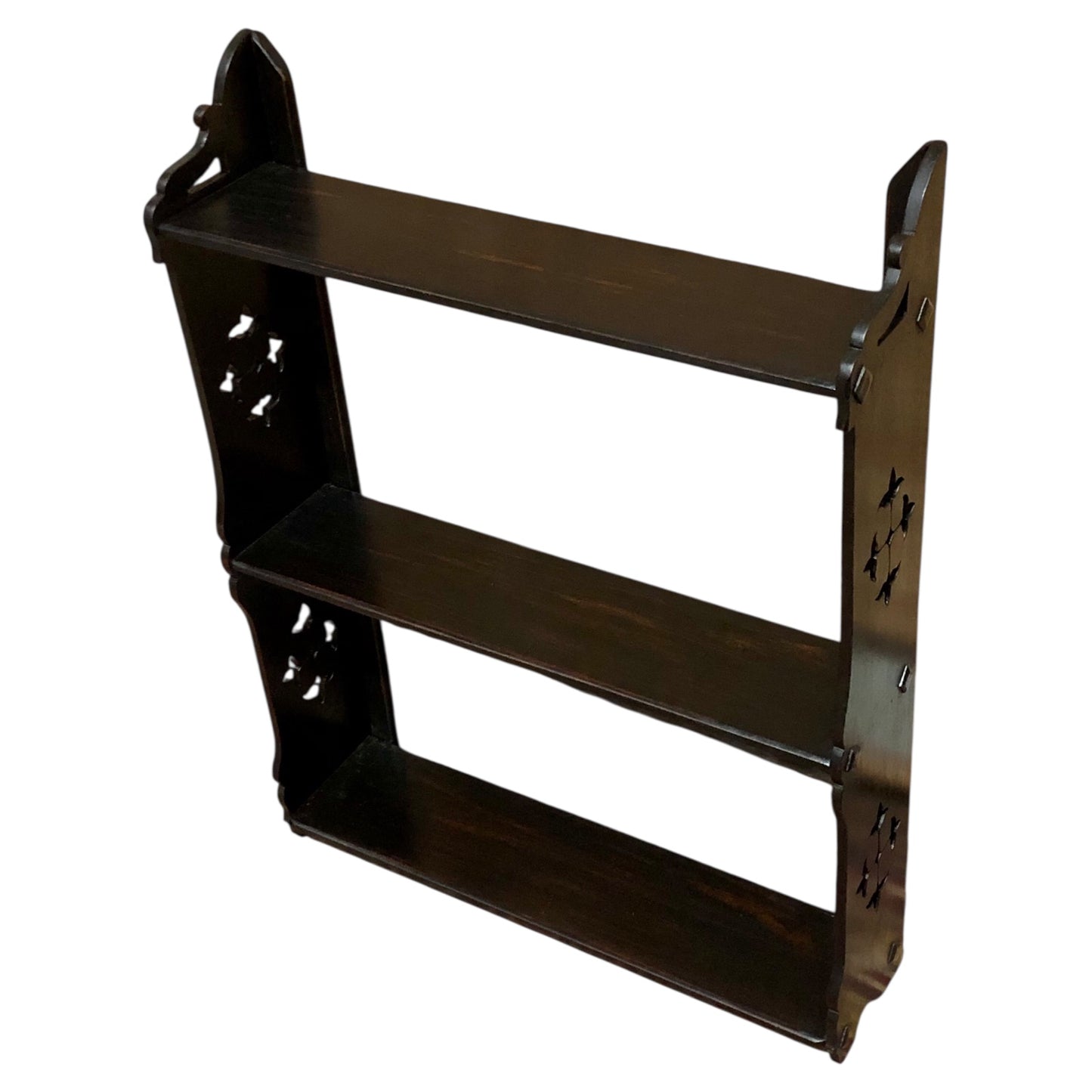 000600....Handsome Set Of Arts And Crafts Style Shelves