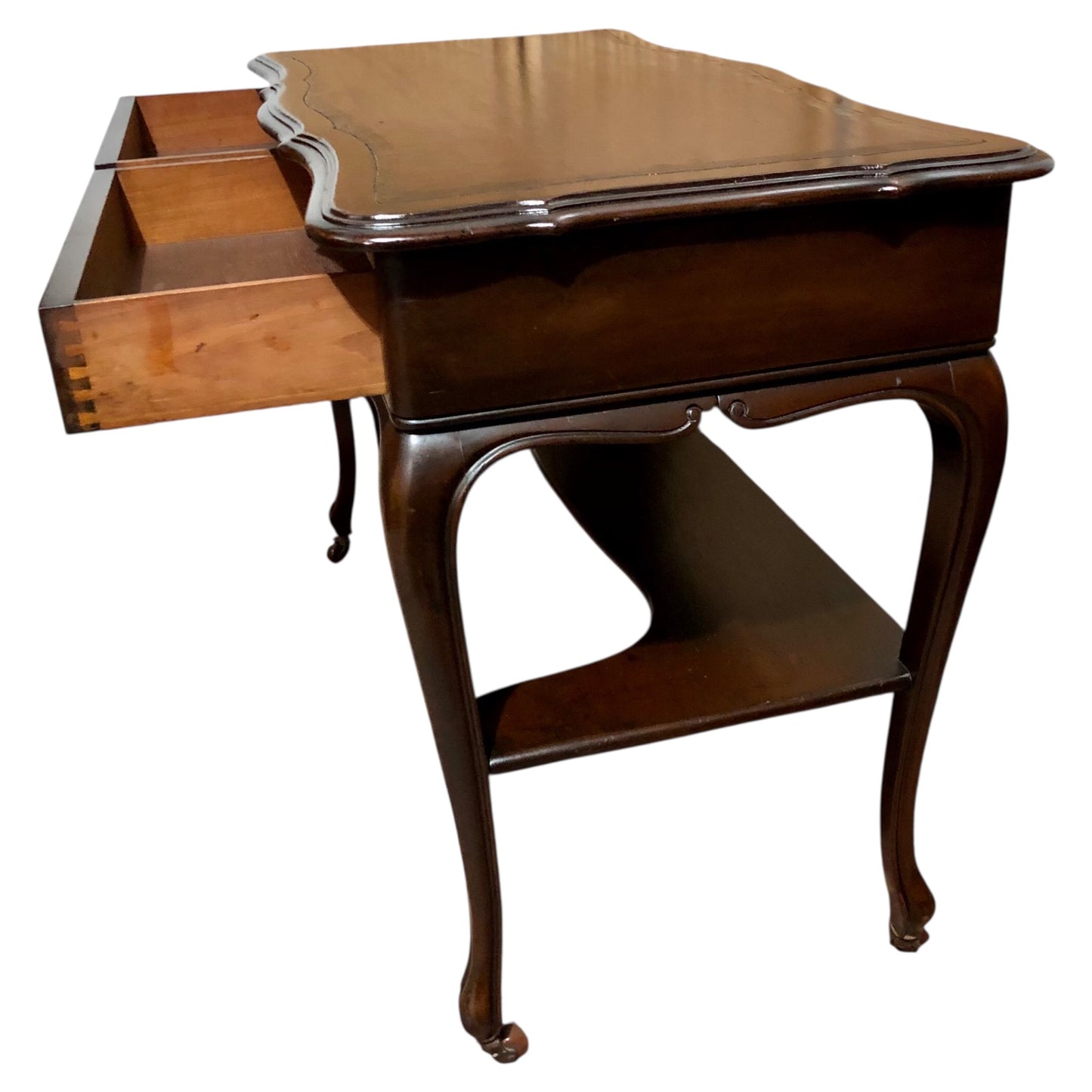 000598....Handsome Antique Mahogany Writing/Hall Table
