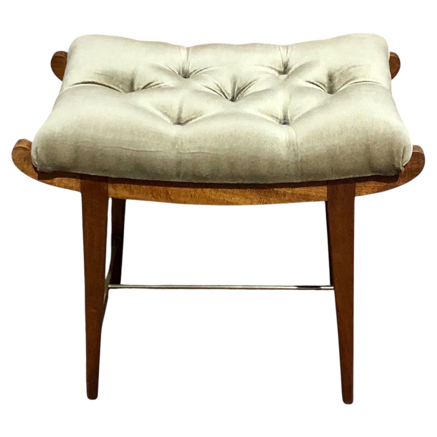 000589....Handsome Retro Teak Stool
