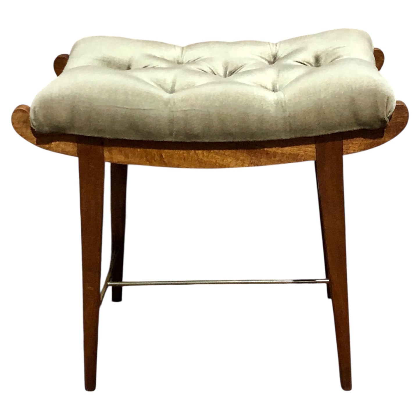000589....Handsome Retro Teak Stool