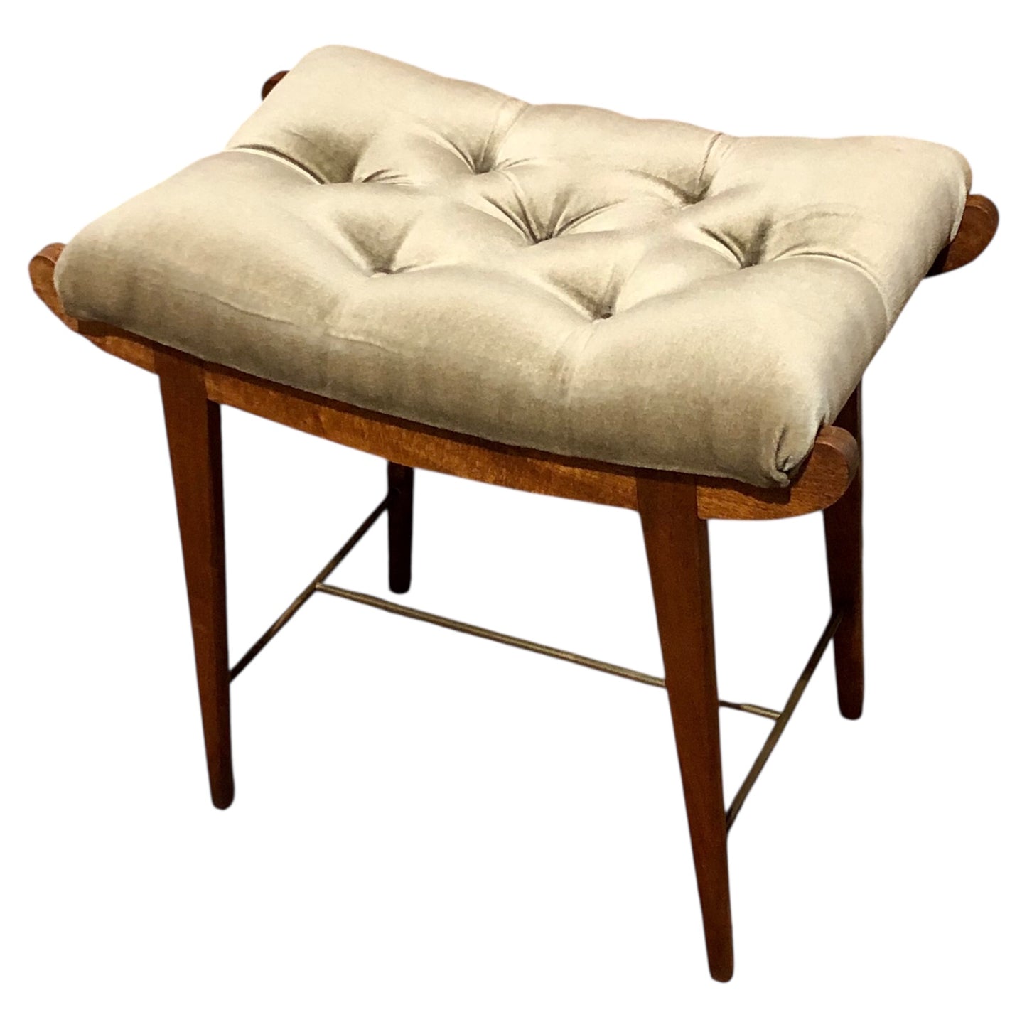 000589....Handsome Retro Teak Stool