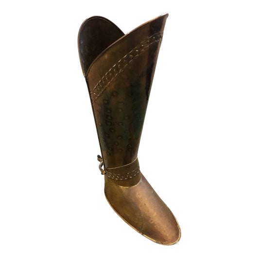 000593....Handsome Vintage Umbrella/Stick Stand Brass Boot