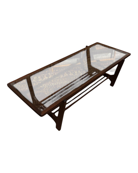 000557....Handsome Retro Teak Coffee Table ( sold )