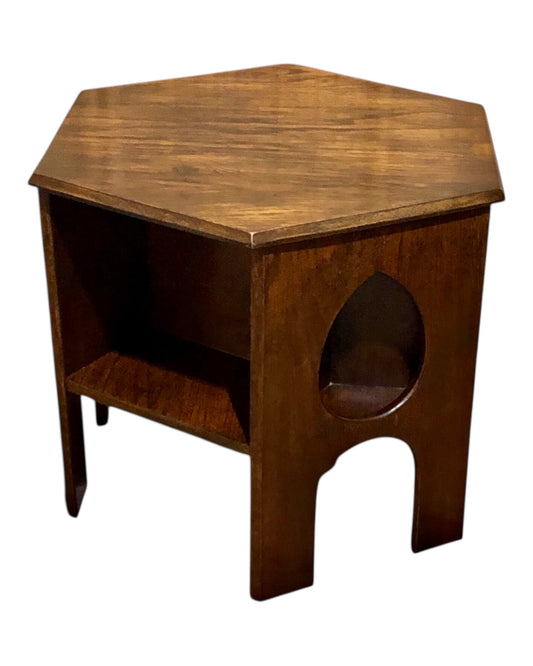 000556....Handsome Arts And Crafts Oak Coffee Table ( sold )