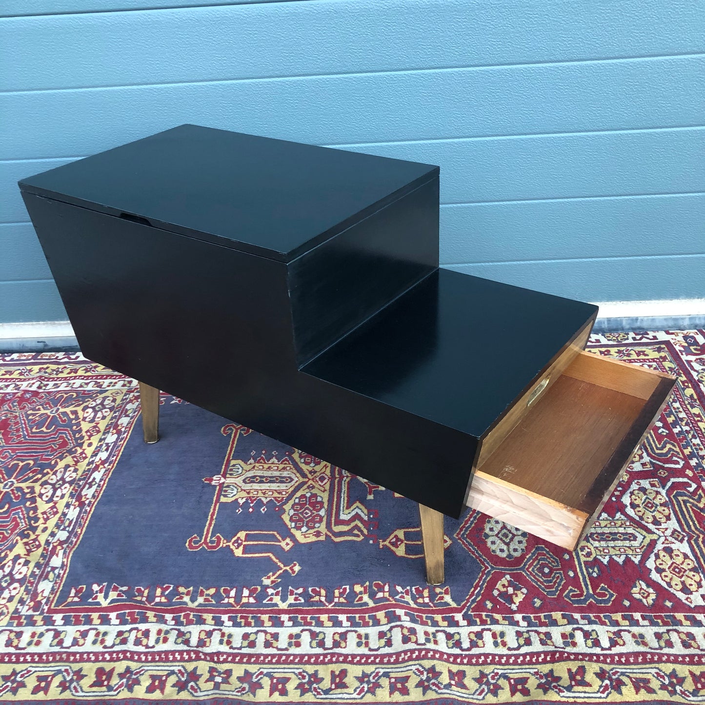 Stylish Retro Workbox / Upcycled Mid Century Sewing Box ( SOLD )