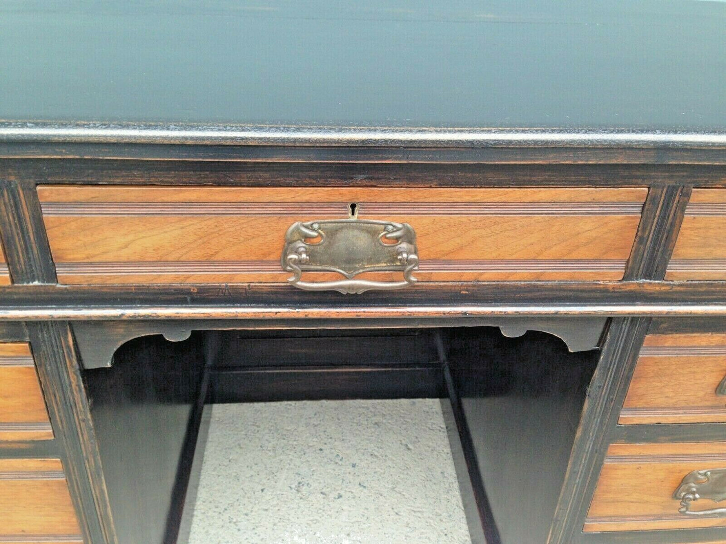 231.....Antique Solid Walnut Desk / Dressing Table