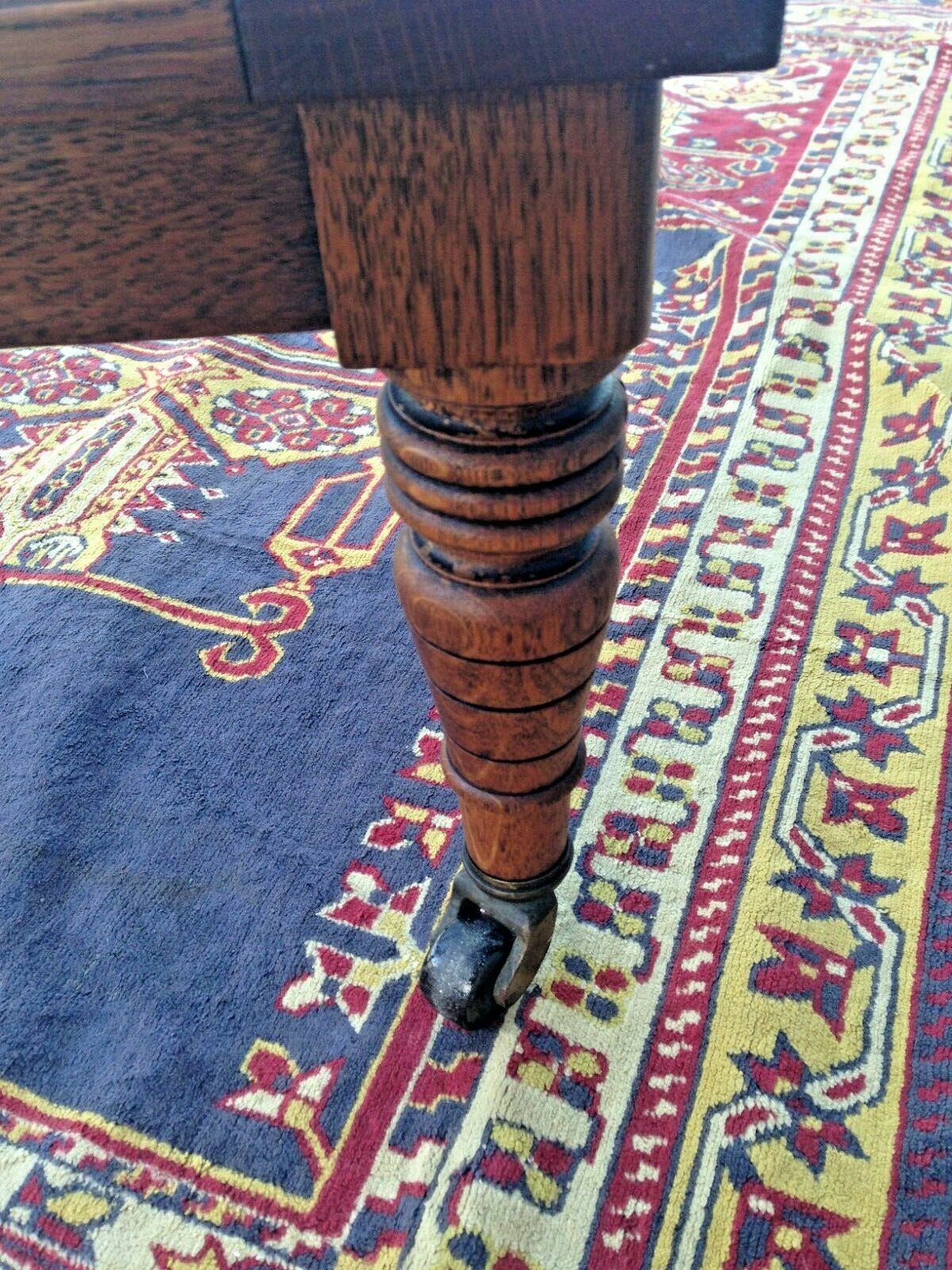 215....Antique Oak Luggage Stand / Antique Luggage Rack....SOLD !