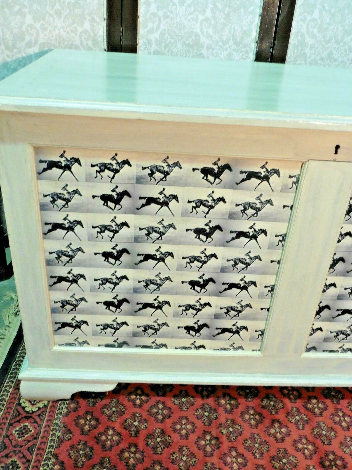 380.....Unique Large Vintage Storage Chest / Upcycled Coffer